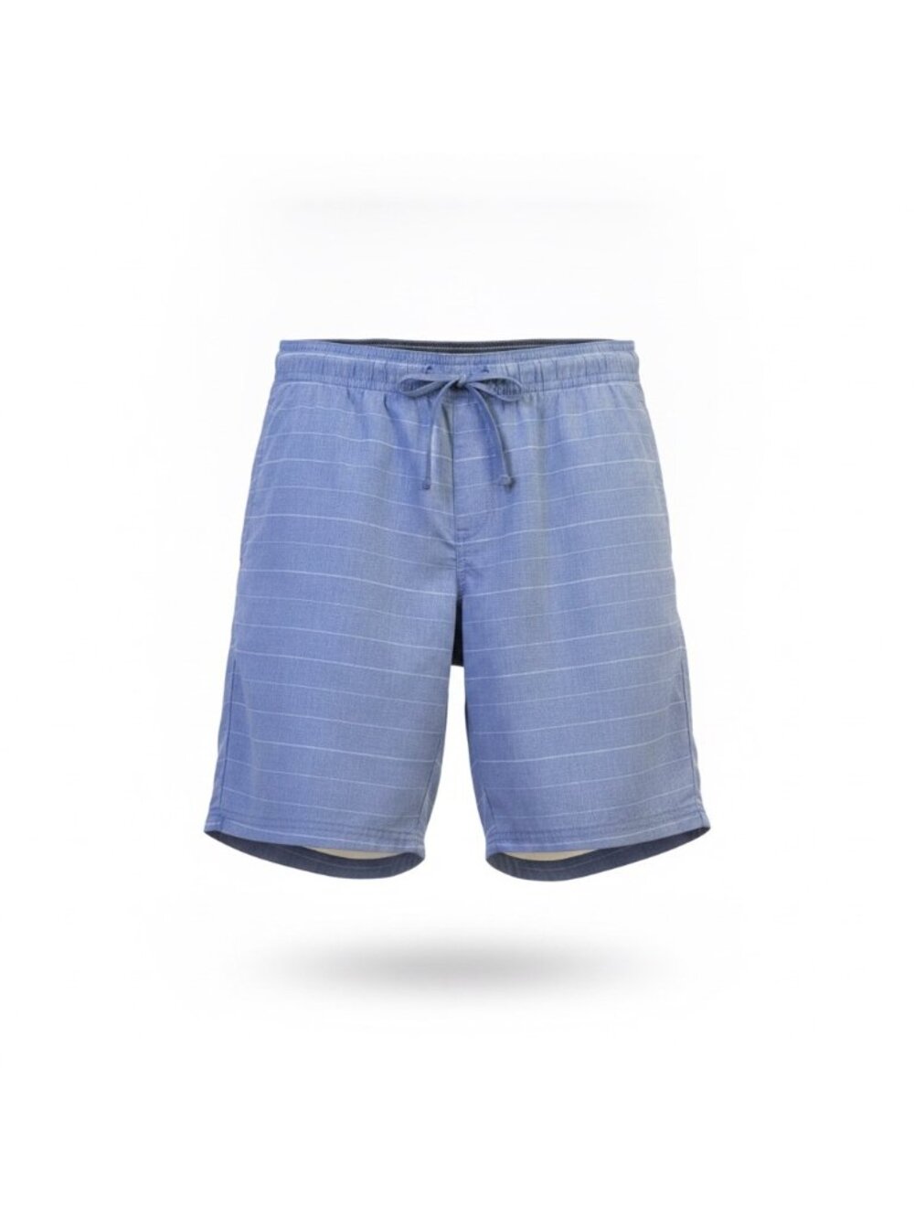 Hang Ten Mens Blue Casual Drawstring Shorts Striped Pattern Size L